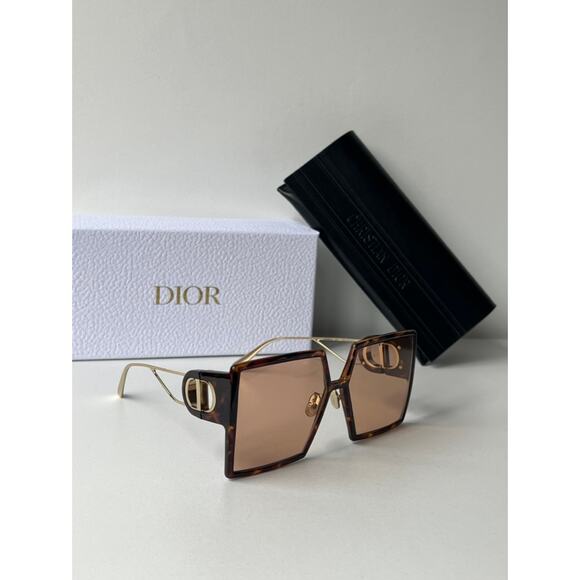 NEW Dior 30Montaigne SU Brown Oversized Square Sunglasses main image 10